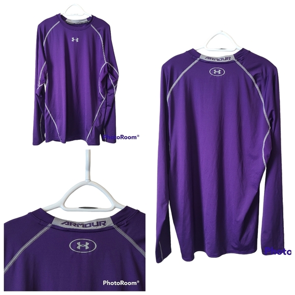 Under Armour Other - Under Armour Compression Heat Gear - Dark Purple 3XL Long Sleeve Top